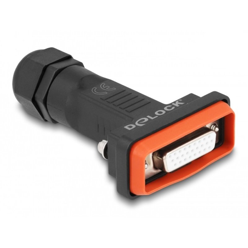 D-Sub HD 26 Pin Buchse mit Gehäuse IP67 wasserfest