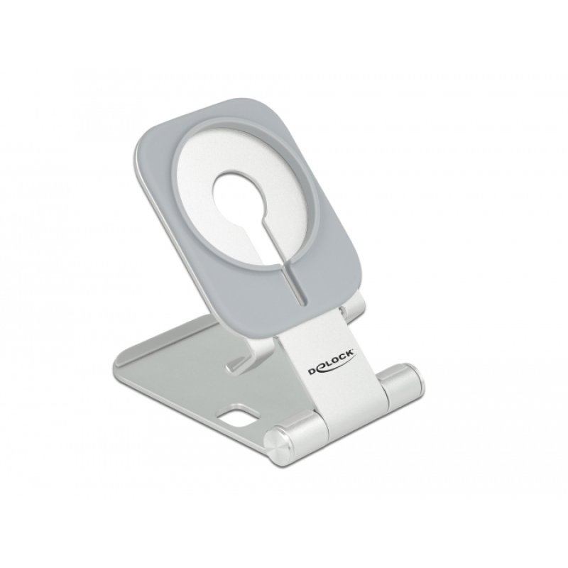 DeLOCK Support de smartphone réglable pour MagSafe, aluminium