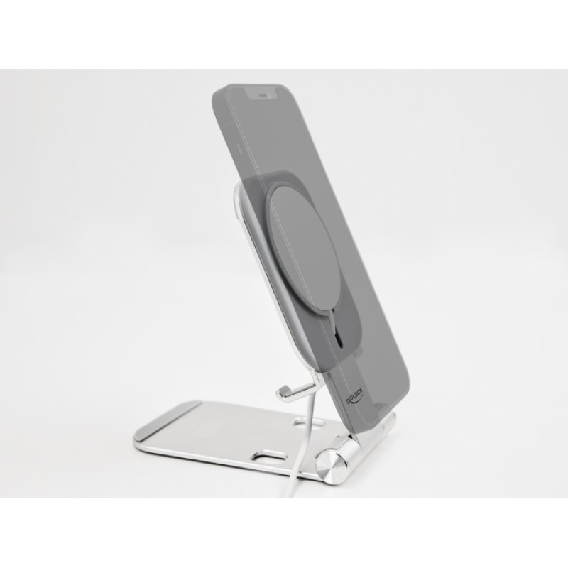 DeLOCK Smartphone Stand adjustable for MagSafe aluminium