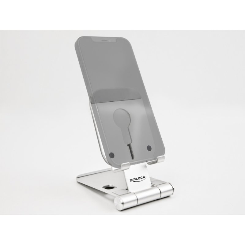 DeLOCK Support de smartphone réglable pour MagSafe, aluminium