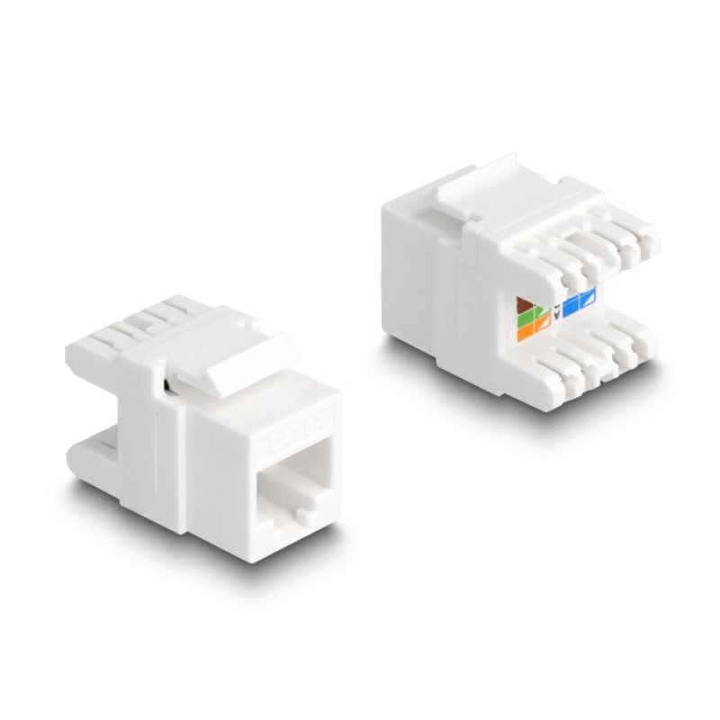 Keystone Modul RJ45 Buchse zu LSA Cat.6A werkzeugfrei mini