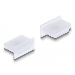 Staubschutz für HDMI A Buchse ohne Griff 10 Stück transparent