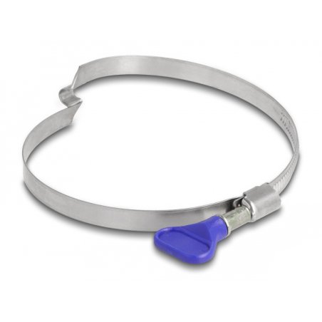 DeLOCK Collier à papillon en acier inoxydable 400 avec pas à droite, 80 à 100 mm, 5 unités