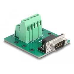 D-Sub 9 Pin Stecker zu Terminalblock für Hutschiene