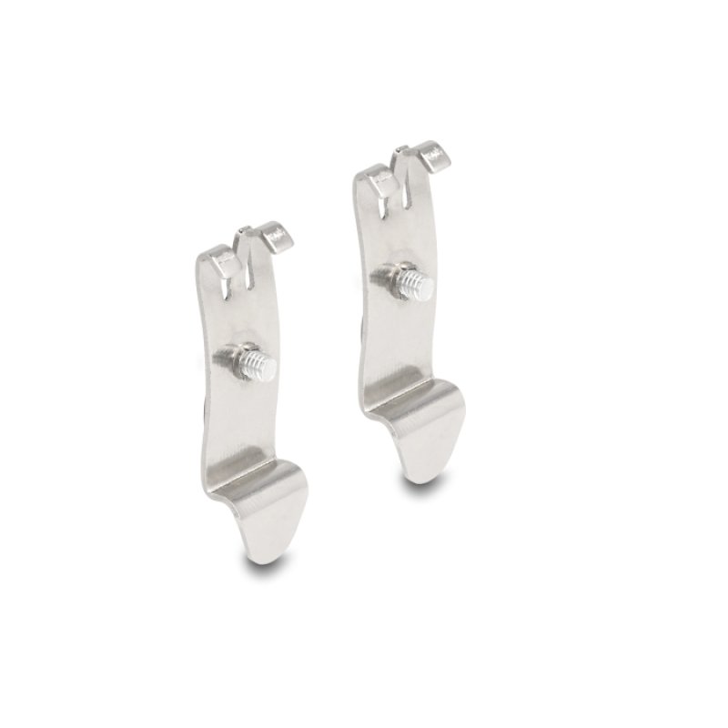 DeLOCK Support de panneau de distribution de bureau pour rail DIN, 2 vis de fixation M4