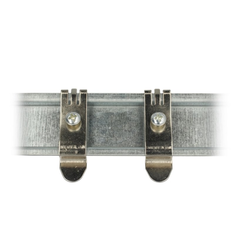 DeLOCK Support de panneau de distribution de bureau pour rail DIN, 2 vis de fixation M4