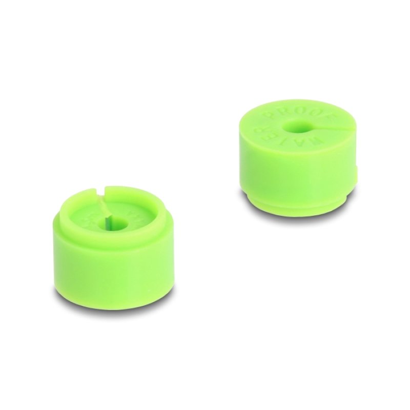 DeLOCK Connecteur de câble RJ45 femelle à RJ45 femelle, Cat.6A avec filetage M20 et deux joints pour câble plat,