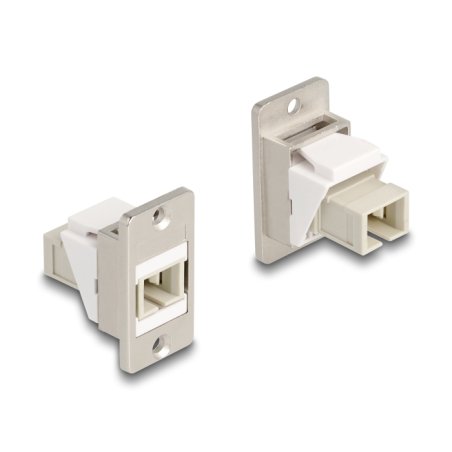 DeLOCK Panel Mount Keystone Module Optical Fiber SC Simplex female to female conical
