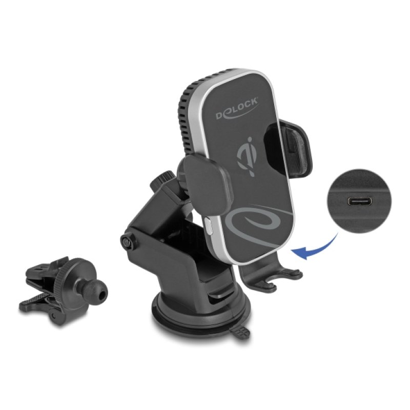 Wireless Car Charger Smartphone Halterung mit Ladefunktion und Kühlung 15 W - Qi