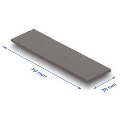 DeLOCK 18474 combiné de dissipateurs thermiques Pad thermique 3 W/m·K