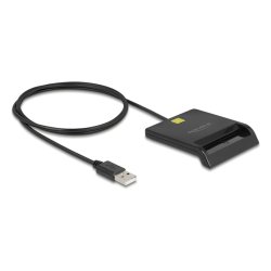 DeLOCK 91724 smart card reader Indoor USB USB Type-A Black