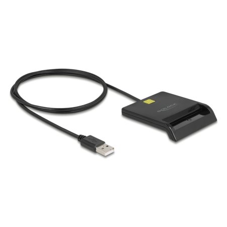 DeLOCK 91724 lecteur de cartes à puce Intérieure USB USB Type-A Noir