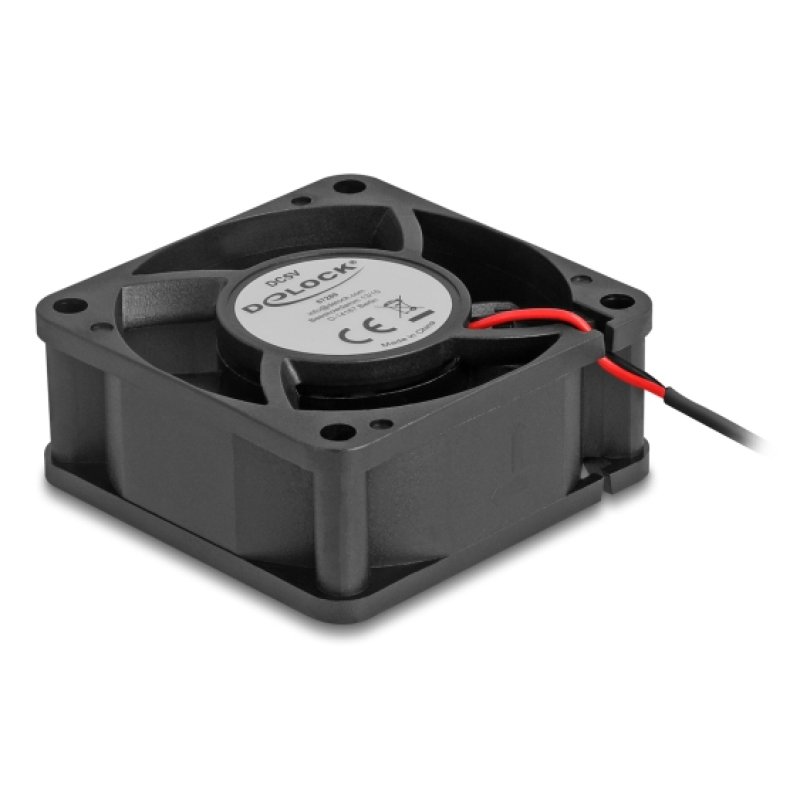 DeLOCK 67289 computer cooling system Computer case Fan 6 cm Black 1 pc(s)