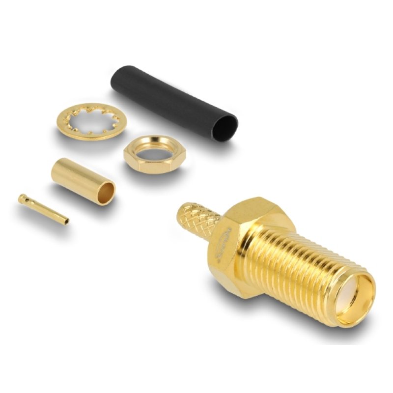 DeLOCK 91785 connecteur coaxial SMA 1 pièce(s) 50 Ohm