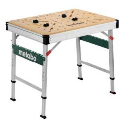 Metabo MWB 100 outdoor table Beige, Metallic Rectangular shape