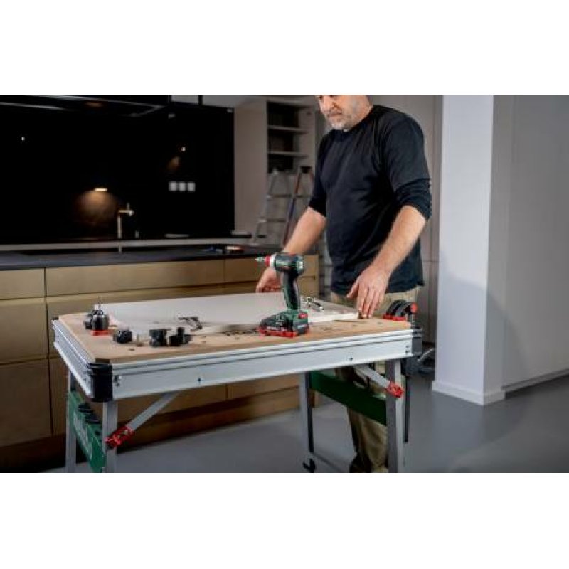 Metabo MWB 100 outdoor table Beige, Metallic Rectangular shape