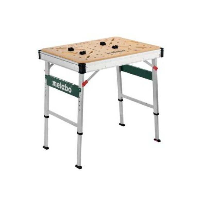Metabo MWB 100 outdoor table Beige, Metallic Rectangular shape