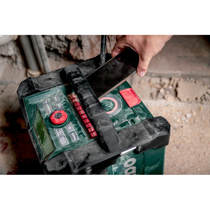 Metabo RC 12-18 Chantier Analogique et numérique Noir, Vert, Rouge