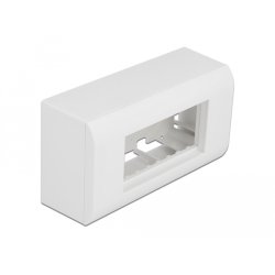 DeLOCK Surface-mounted Housing for Easy 45 Modules 152 x 82 mm, white