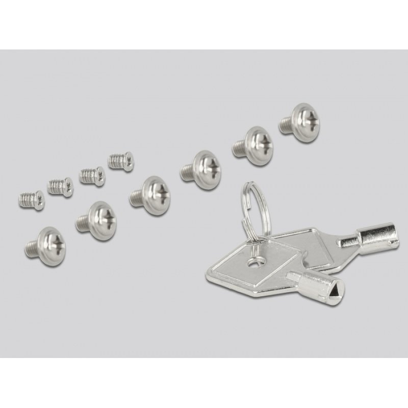 DeLOCK 47232 Obturateur de baie de lecteur Noir