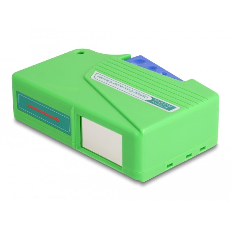 DeLOCK Cassette de nettoyage de fibre optique munie de férule de 1,25 et 2,50 mm