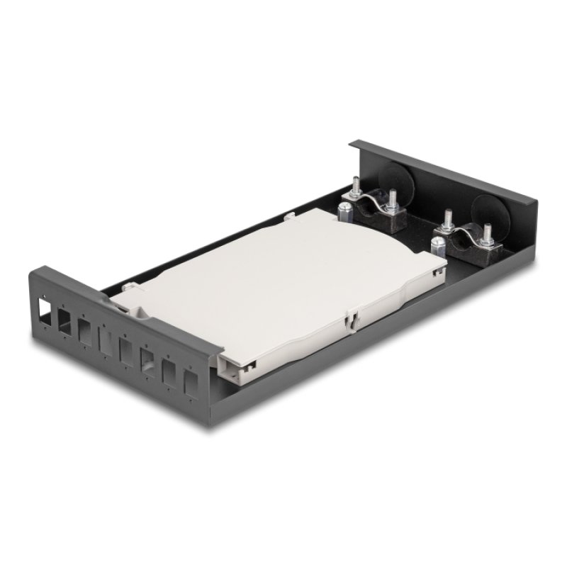 DeLOCK Boitier de jonction de bureau de fibre optique, 8 ports pour 8 x SC Simplex