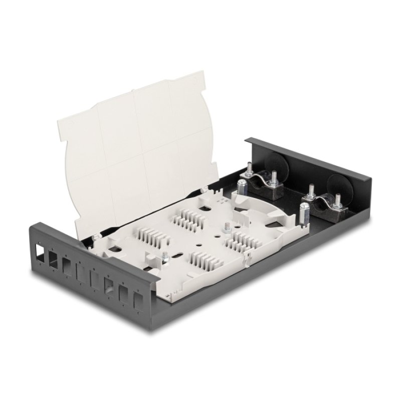 DeLOCK Boitier de jonction de bureau de fibre optique, 8 ports pour 8 x SC Simplex