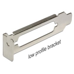 Low Profile Slotblech mit D-Sub 25 Öffnung