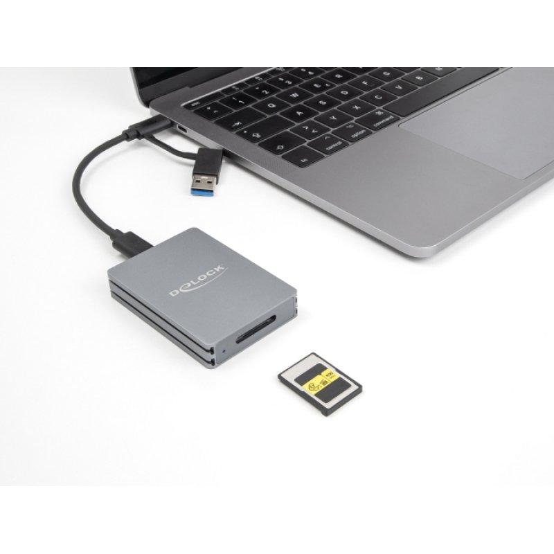 DeLOCK Lecteur de carte USB Type-C pour cartes de mémoire CFexpress type A