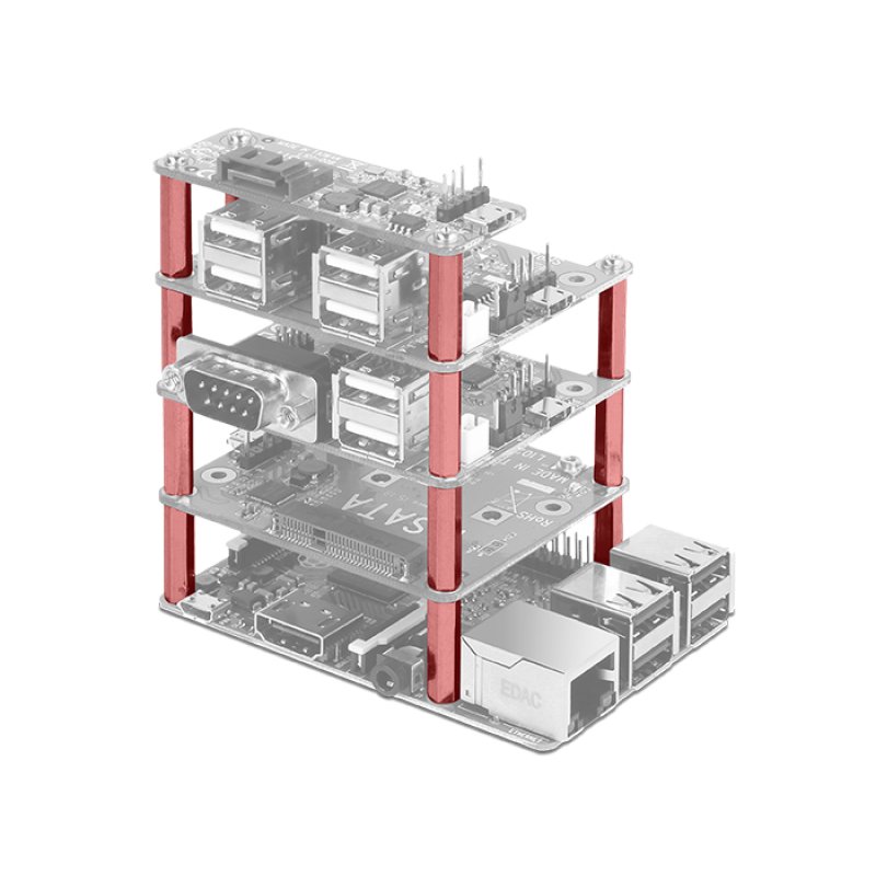 Befestigungsset M2.5 Abstandhalter 6-Kant Innen/Innen 10 mm für Raspberry Pi