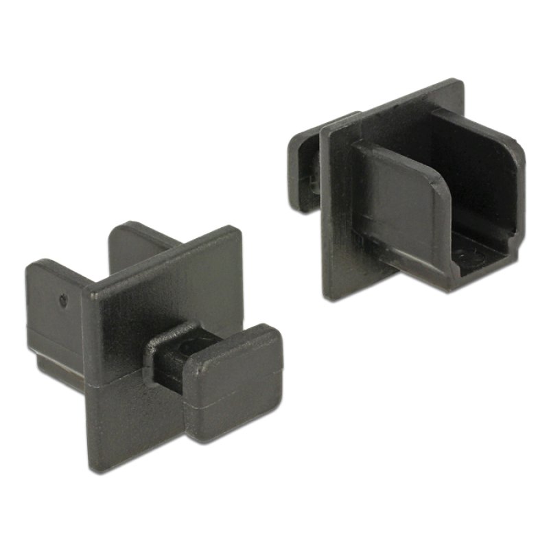 DeLOCK 64010 socket safety cover Black 10 pc(s)