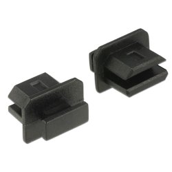 DeLOCK 64026 protection de sécurité pour prise mini Displayport Noir 10 pièce(s)