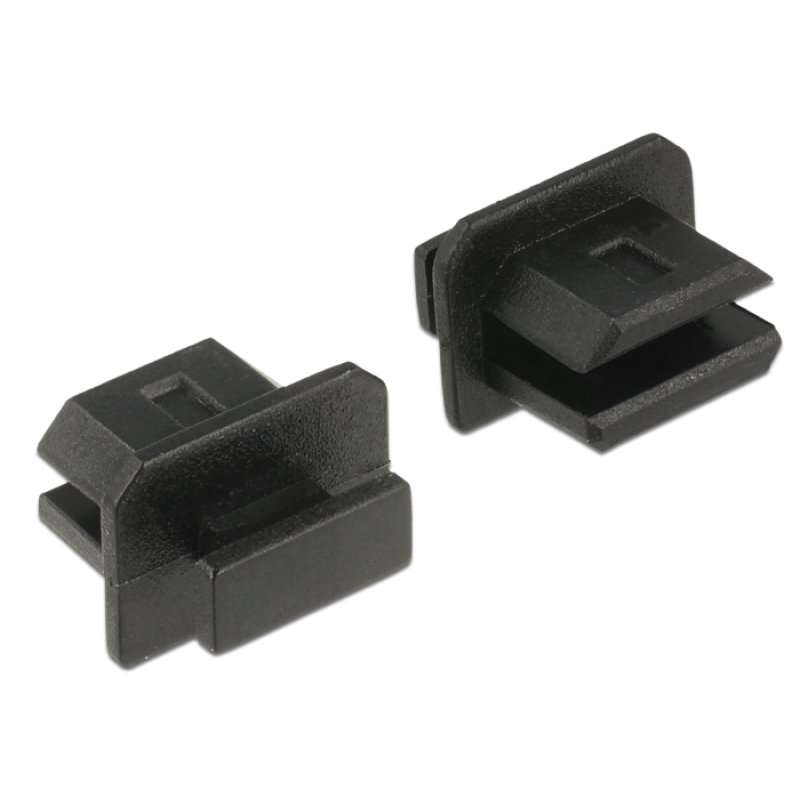 DeLOCK 64026 protection de sécurité pour prise mini Displayport Noir 10 pièce(s)