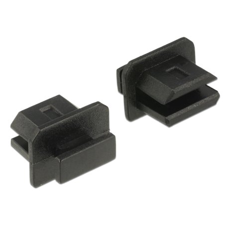 Staubschutz für mini DisplayPort Buchse mit Griff 10 Stück schwarz