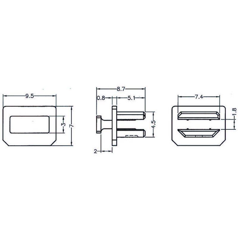 DeLOCK 64026 protection de sécurité pour prise mini Displayport Noir 10 pièce(s)