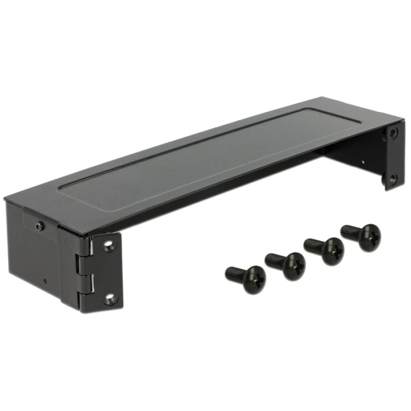 DeLOCK 43303 rack cabinet 1U Wall mounted rack Black