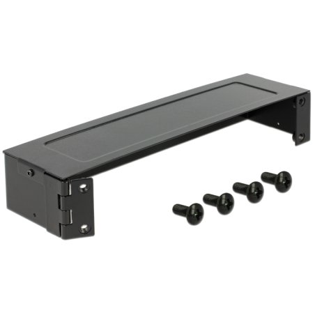 DeLOCK 43303 rack cabinet 1U Wall mounted rack Black