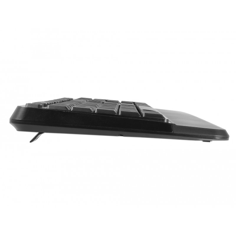 DeLOCK 12674 keyboard Mouse included Universal RF Wireless QWERTZ German Black