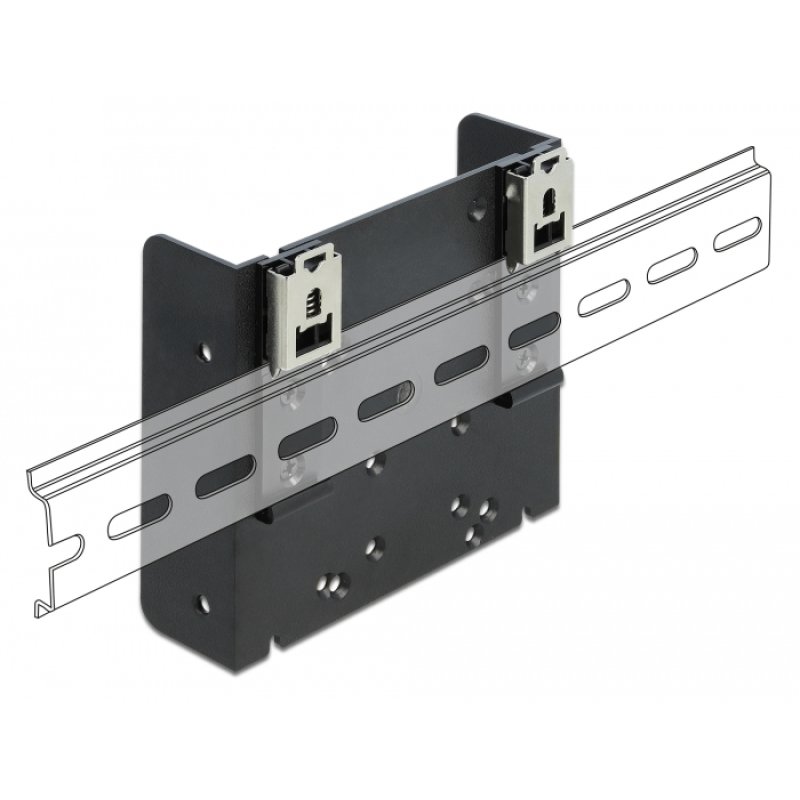 DeLOCK 66292 mounting kit Black ABS synthetics