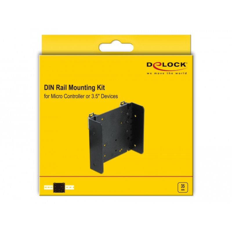 DeLOCK 66292 kit de support Noir Synthétique ABS