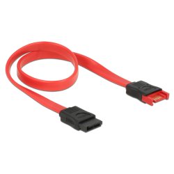 SATA 6 Gb/s Verlängerungskabel 30 cm rot