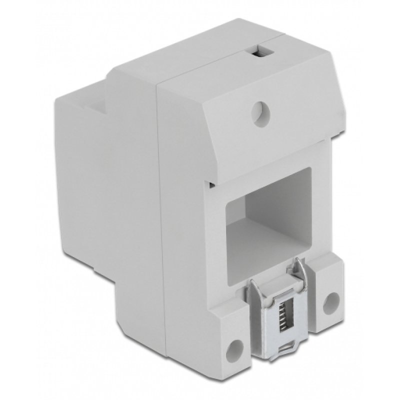 DeLOCK Power Socket with a Side Grounding Contact for DIN Rail 5 pieces