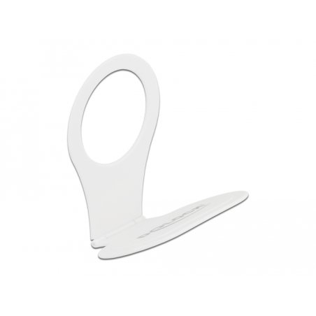 DeLOCK Mobile Phone Charging Holder for Power Socket white