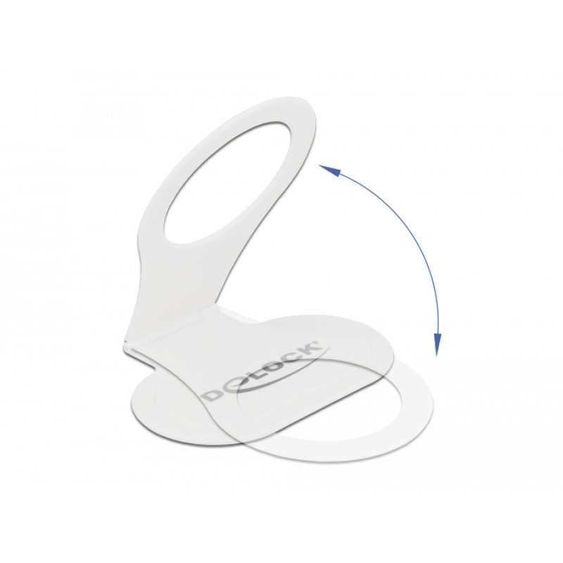 DeLOCK Support de chargement de téléphone mobile pour prise d’alimentation, blanc