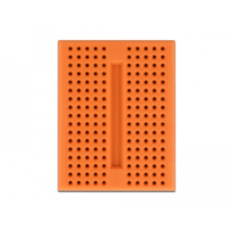 Experimentier-Mini Steckbrett 170 Kontakte orange