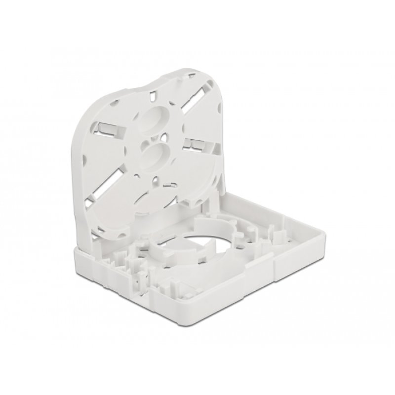DeLOCK Optical Fiber Connection Box for wall mounting for 2 x SC Simplex or LC Duplex white