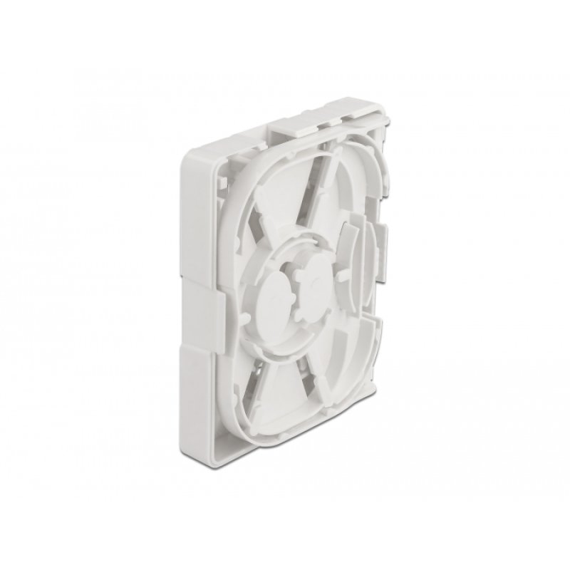 DeLOCK Optical Fiber Connection Box for wall mounting for 2 x SC Simplex or LC Duplex white
