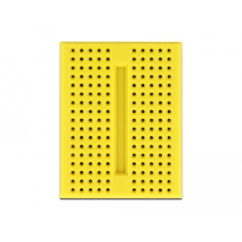 DeLOCK Mini-plaque expérimentale 170 contacts, jaune
