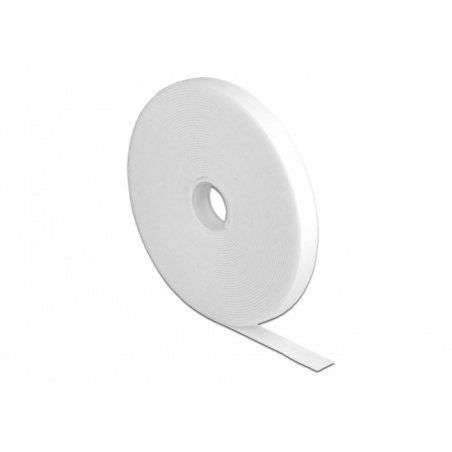 DeLOCK Rouleau de bande scratch L 10 m x l 13 mm, blanc