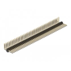 Stiftleiste 40 Pin, Rastermaß 1,27 mm, 1-reihig, gewinkelt, 5 Stück